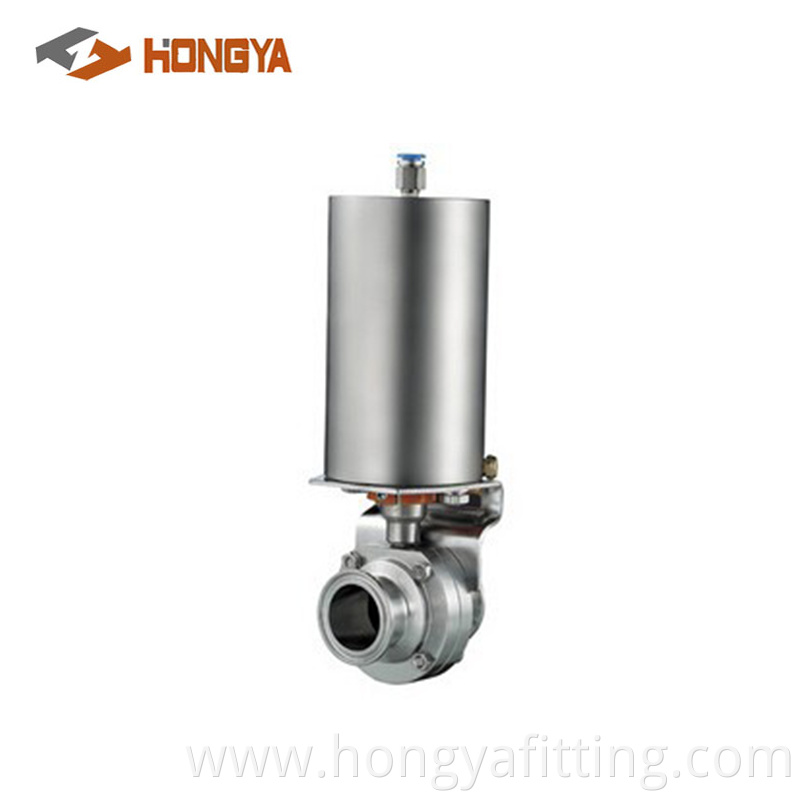 Sanitary Pneumatic Butterfly Valve